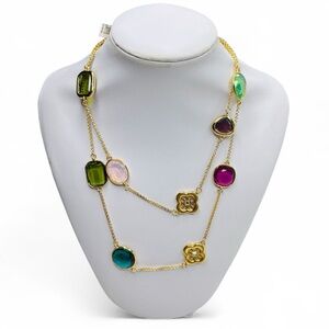 New BRIGHTON My Flat In London  Multi-Color Gemstone Necklace